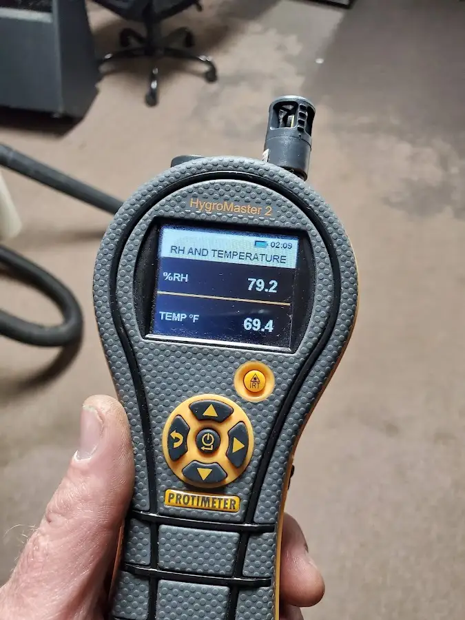 Moisture meter humidity assessment for Fire & Smoke Damage Restoration in Isla Vista